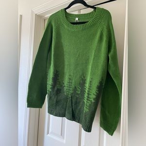 XL trees comfy oversized sweater